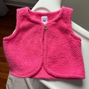 NWOT Carters Fuzzy Baby Vest